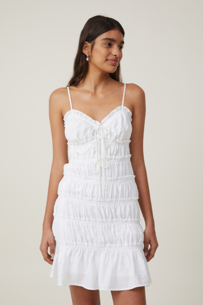 Cotton On Womens Mini Dress White GOOFASH