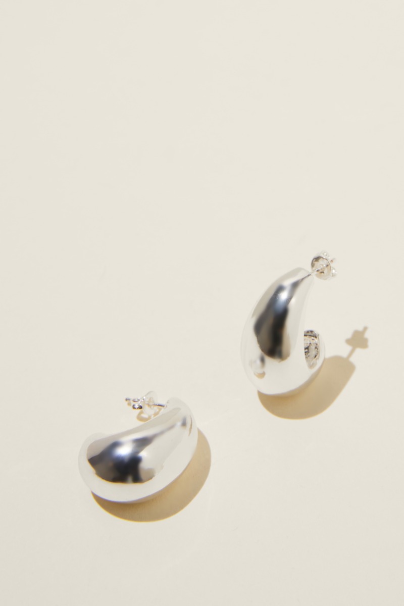 Cotton On - Womens Silver Earrings from Rubi GOOFASH