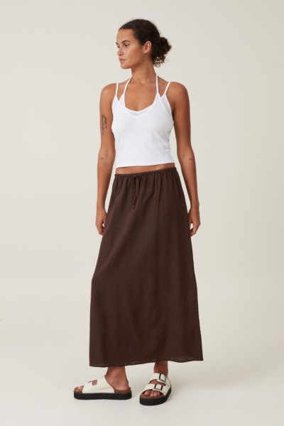 Cotton On - Women's Skirt Brown GOOFASH