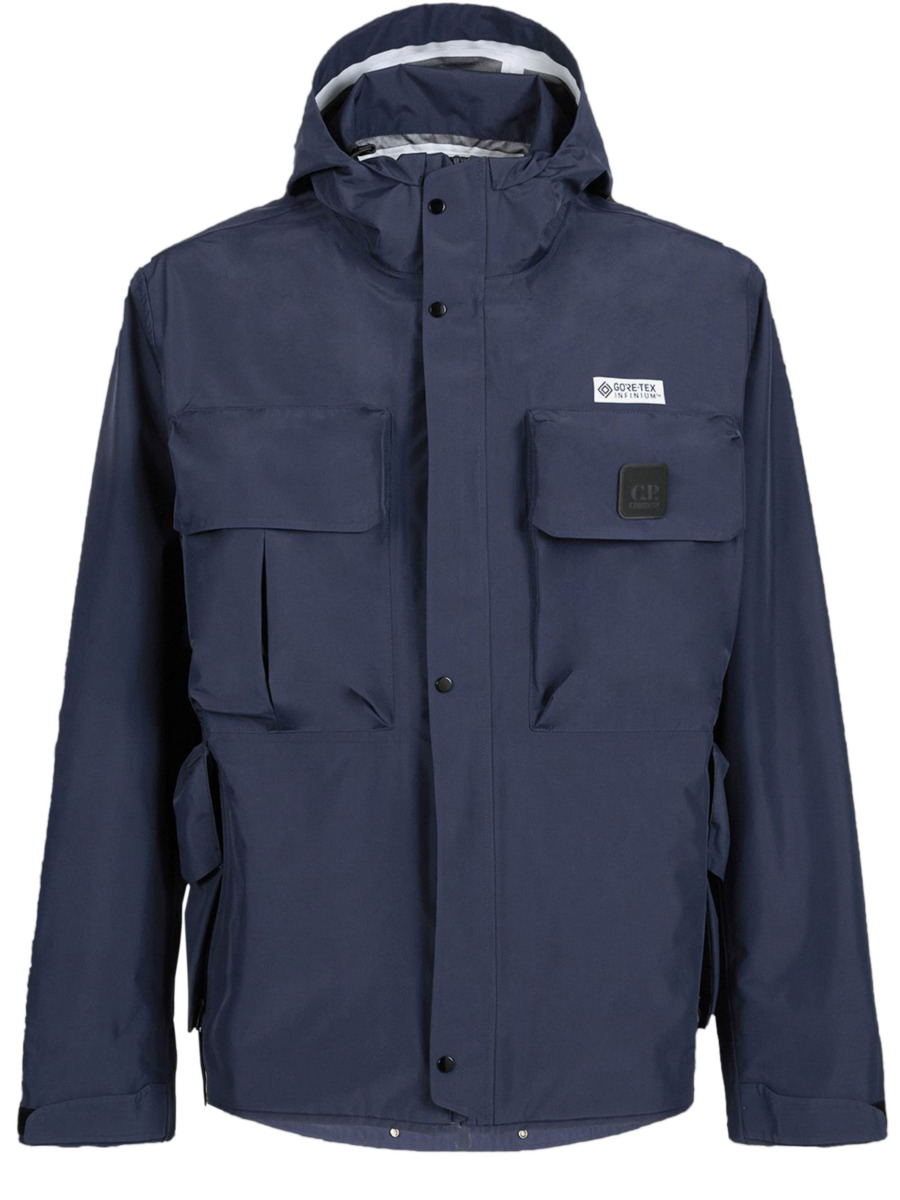 Cp Company Man Jacket Blue from Leam GOOFASH