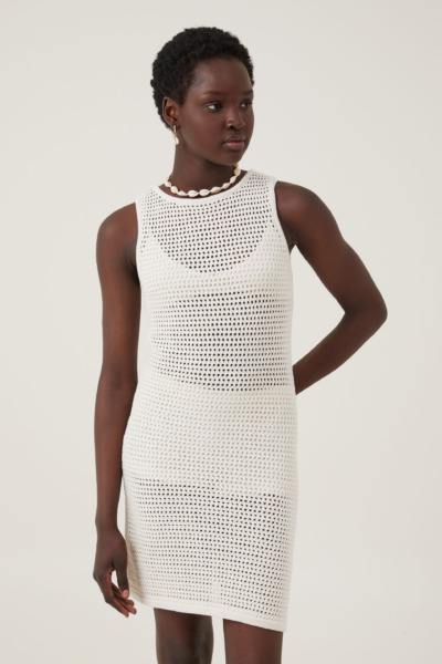 Cream - Mini Dress - Cotton On - Women GOOFASH