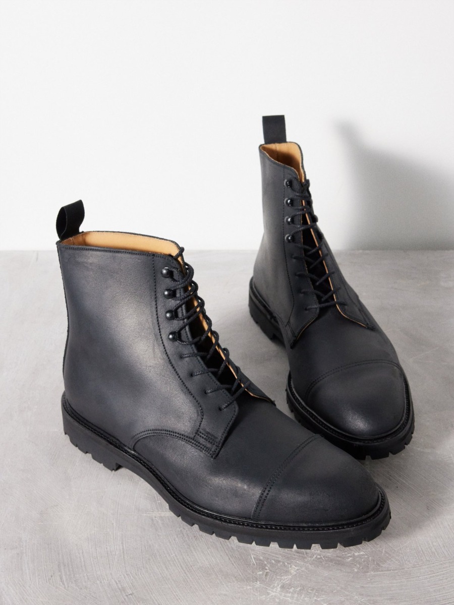 Crockett & Jones Black Boots Matches Fashion Men GOOFASH