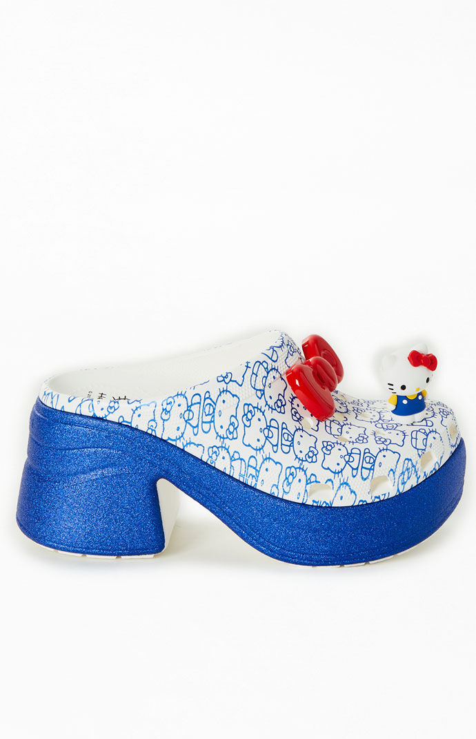 Crocs - Ladies Clogs in Blue by Pacsun GOOFASH