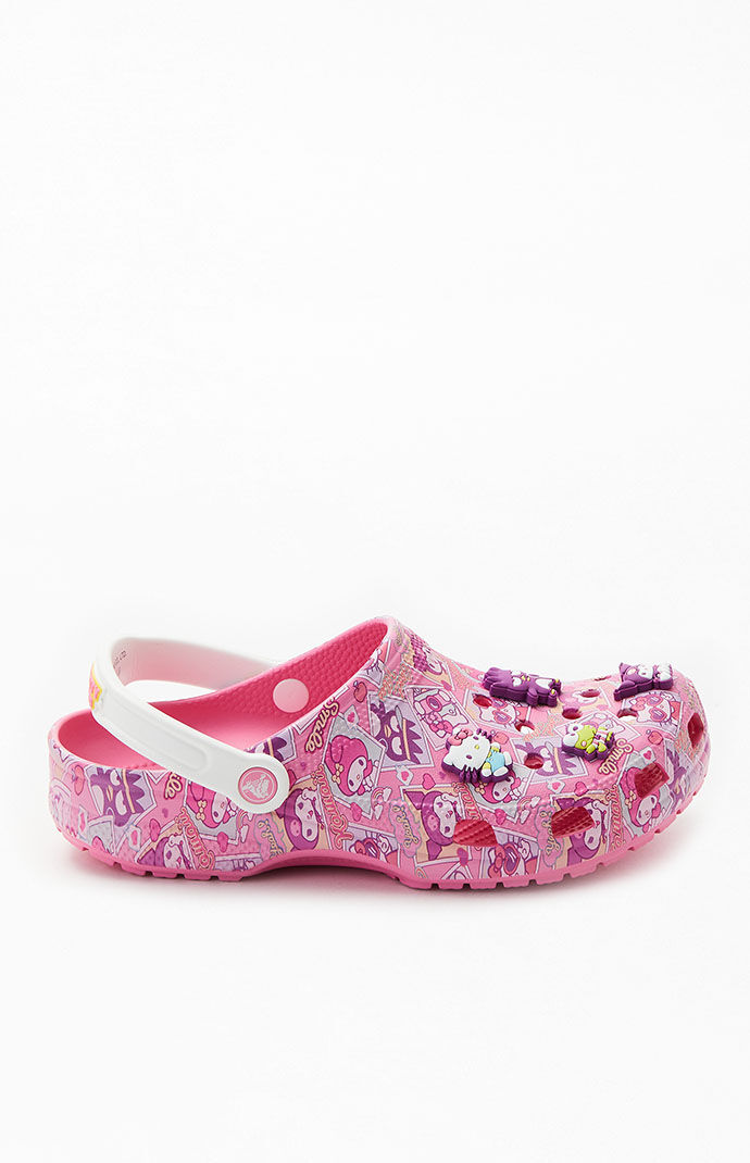 Crocs - Pink Clogs for Woman at Pacsun GOOFASH