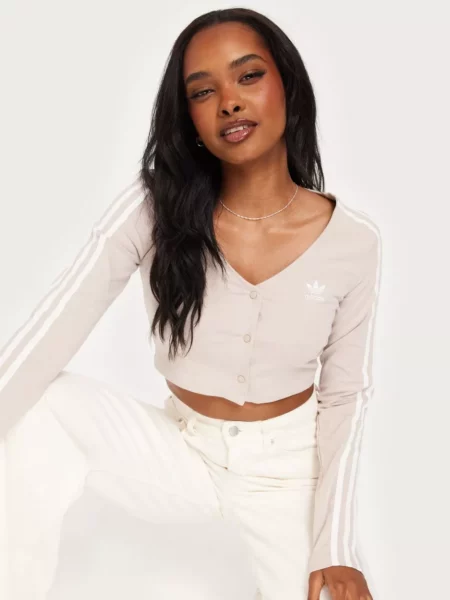 Crop Top in Beige Nelly Woman - Nelly GOOFASH