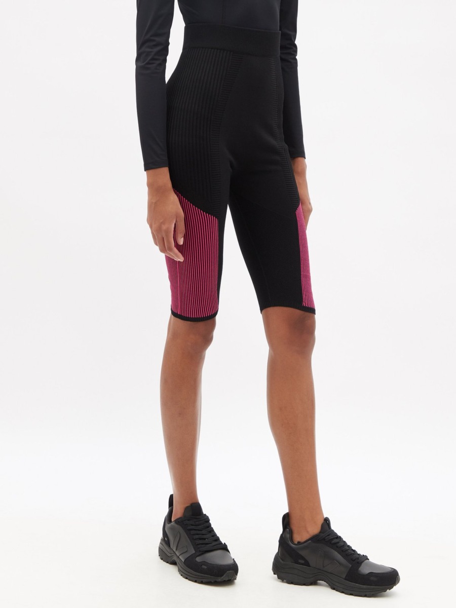Cycling Shorts - Black - Moncler - Woman - Matches Fashion GOOFASH