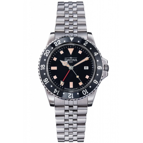 Davosa Gent Black Watch from Watch Shop GOOFASH