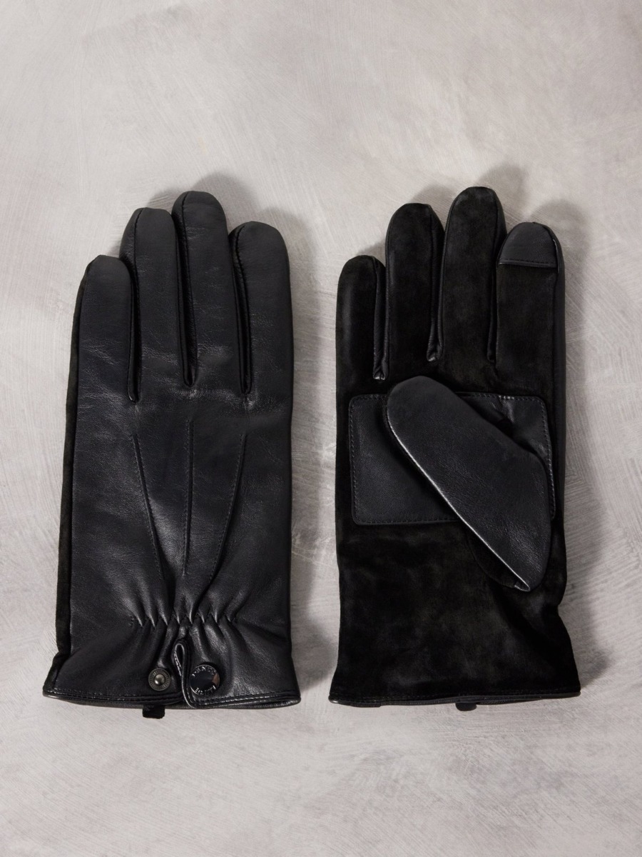 Dents Gents Black Gloves by Matches Fashion GOOFASH