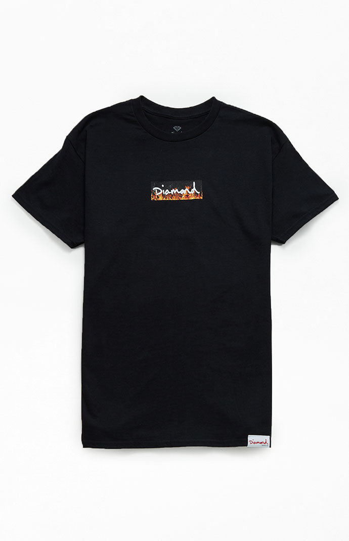 Diamond Supply Co T-Shirt in Black Pacsun GOOFASH