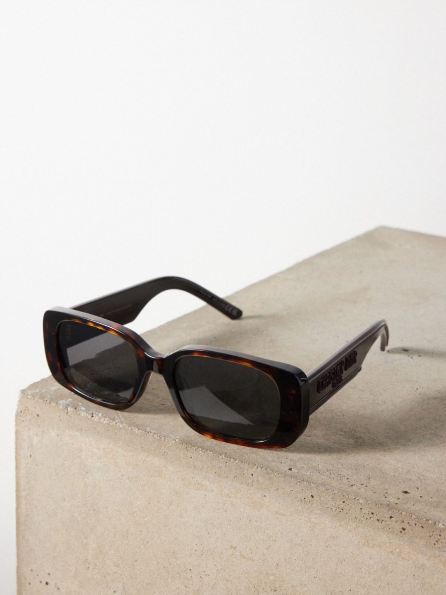 Dior Lady Sunglasses in Black - Matches Fashion GOOFASH