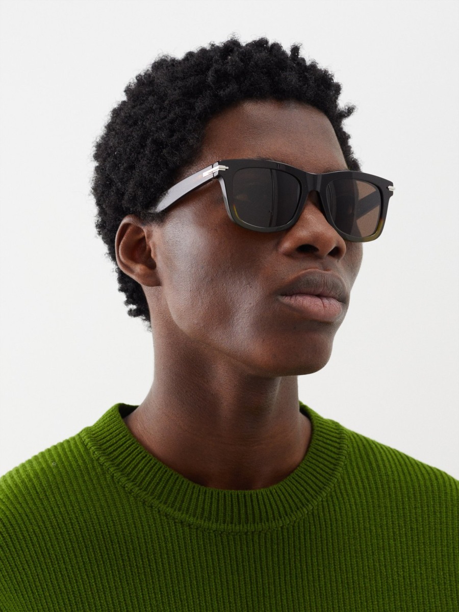Dior Men Sunglasses in Brown by Matches Fashion GOOFASH