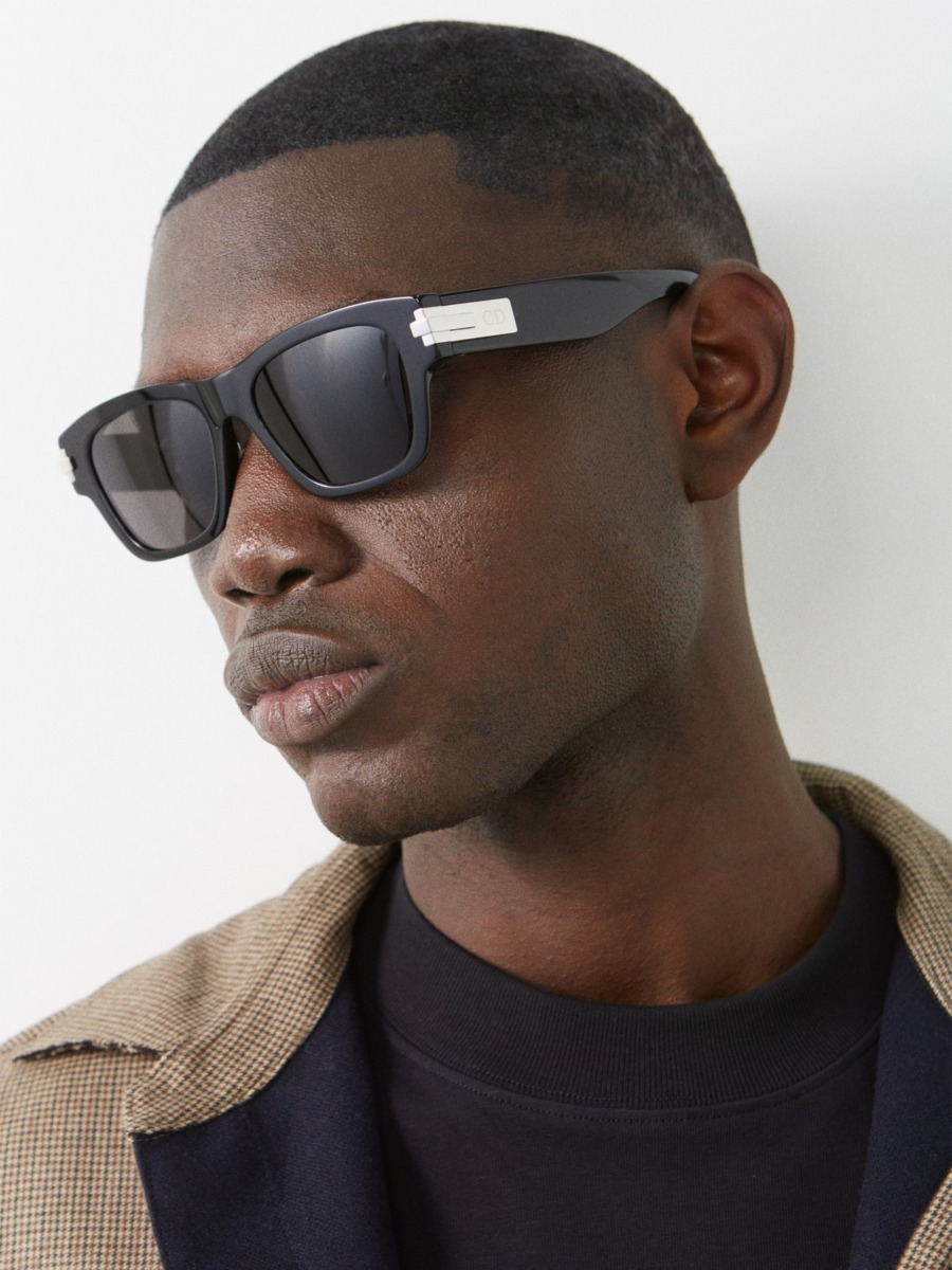 Dior - Mens Square Sunglasses in Black Matches Fashion GOOFASH