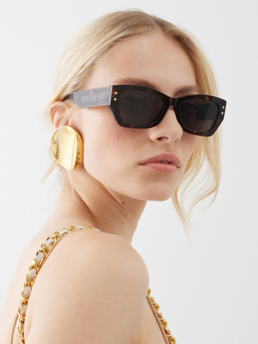 Dior Sunglasses Black for Woman at Matches Fashion GOOFASH