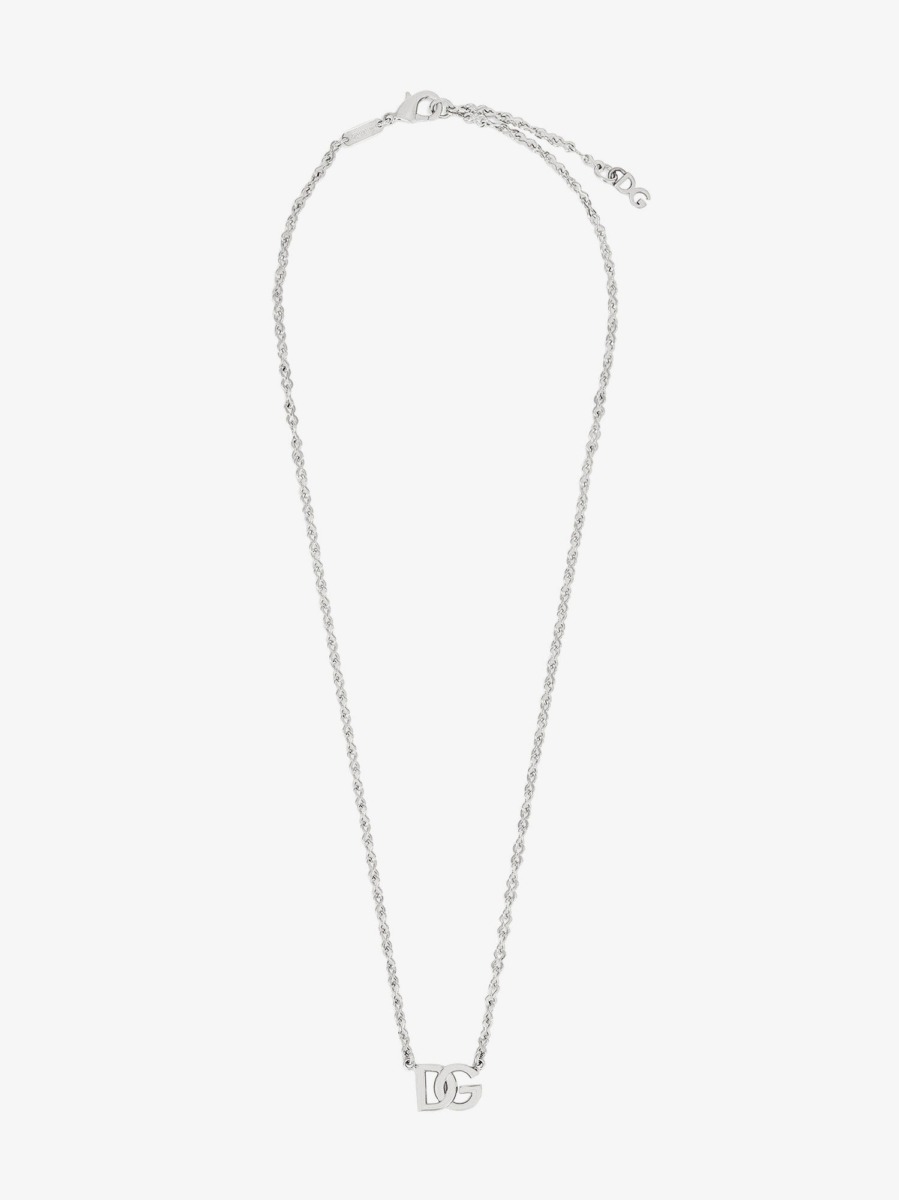 Dolce & Gabbana - Gent Silver Necklace from Nugnes GOOFASH