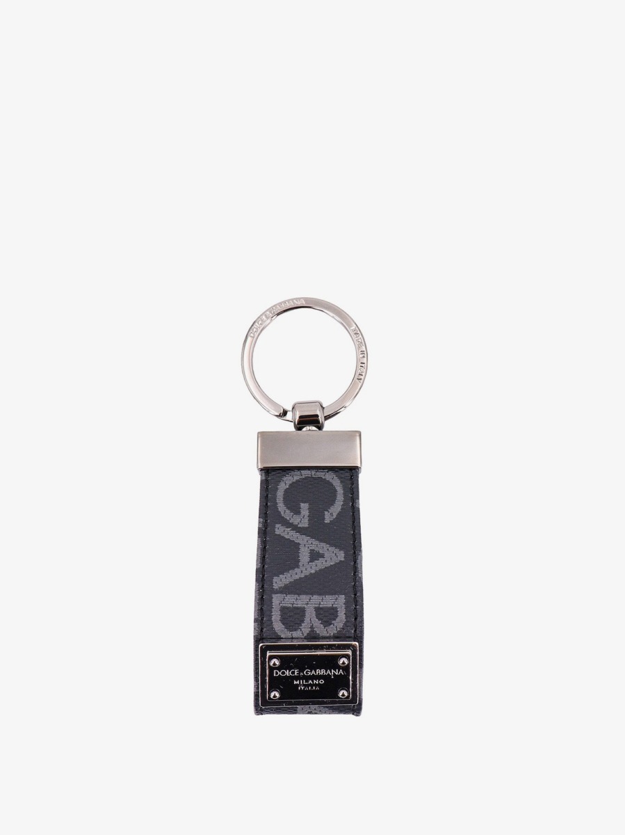 Dolce & Gabbana - Gents Keychain in Black Nugnes GOOFASH
