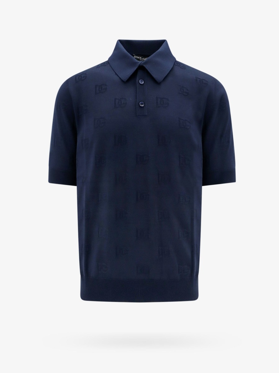 Dolce & Gabbana Gents Poloshirt in Blue from Nugnes GOOFASH