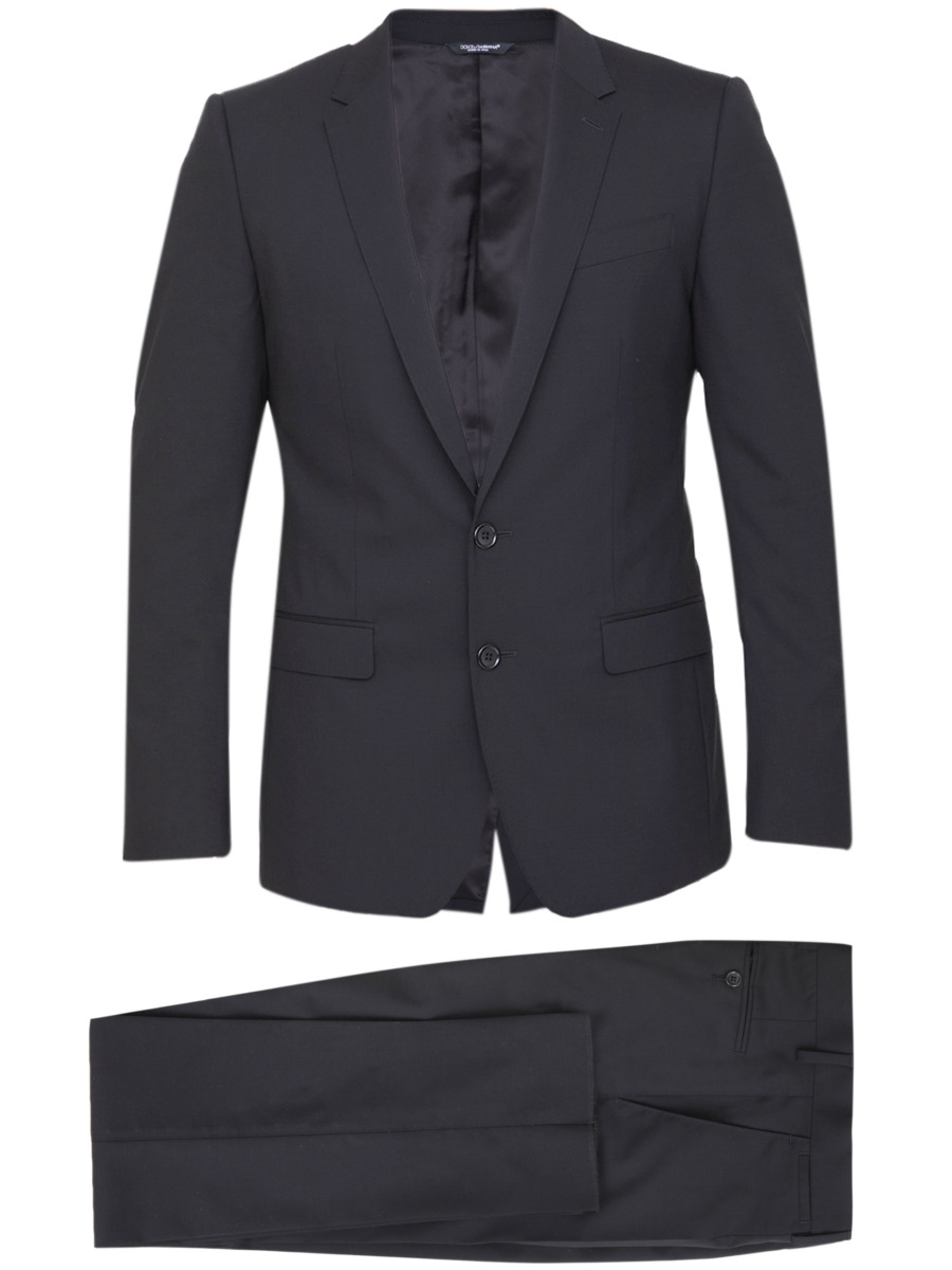 Dolce & Gabbana - Gents Suit in Black Leam GOOFASH