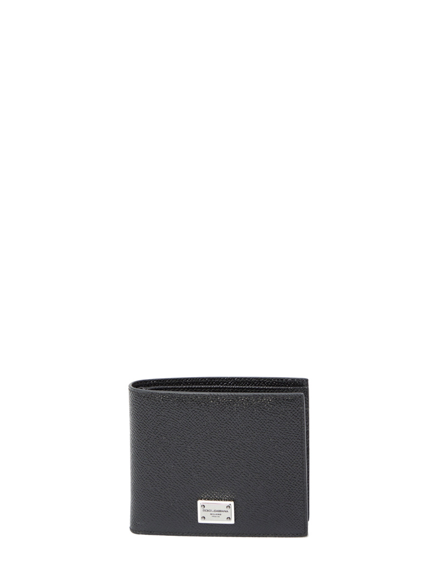 Dolce & Gabbana Men's Wallet Black Leam GOOFASH