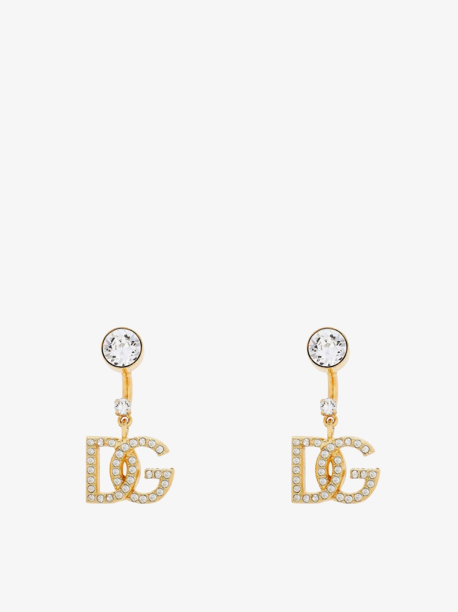 Dolce & Gabbana Womens Earrings in Gold Nugnes GOOFASH