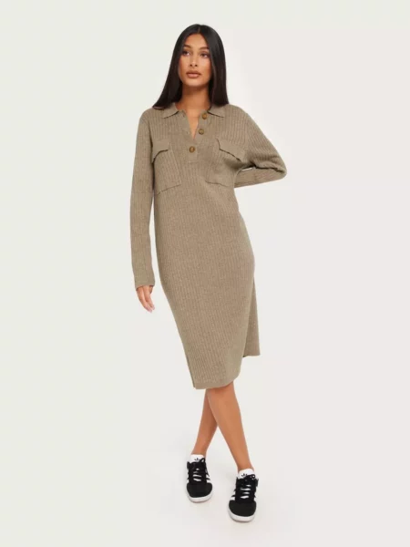 Dress - Brown - Object Collectors Item - Nelly GOOFASH