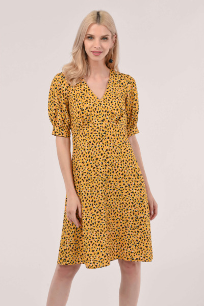 Dress Yellow Woman - Closet London GOOFASH