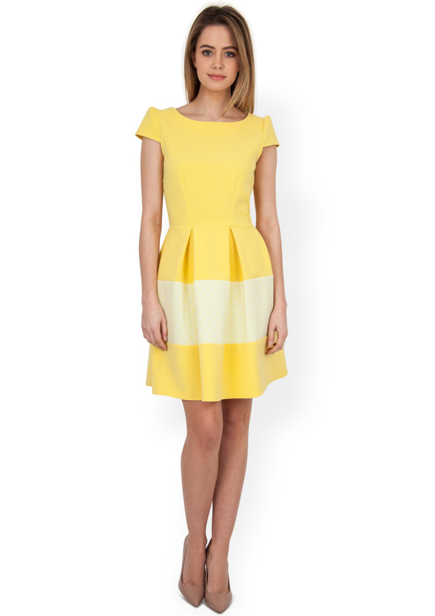 Dress Yellow from Closet London GOOFASH