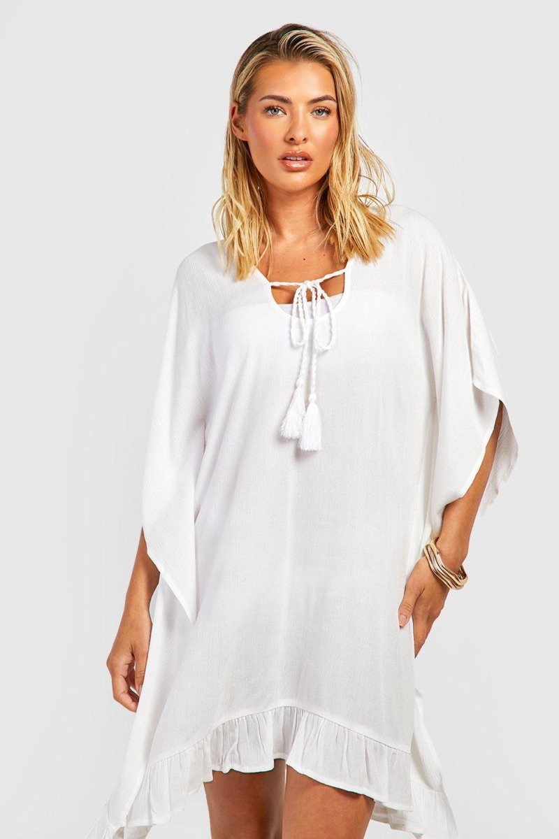 Dress in White for Women by Boohoo GOOFASH