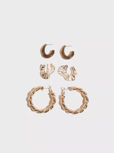 Earrings - Gold - Nelly GOOFASH