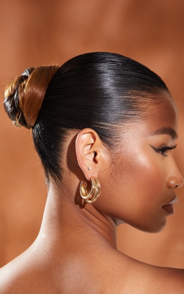 Earrings Gold - PrettyLittleThing GOOFASH