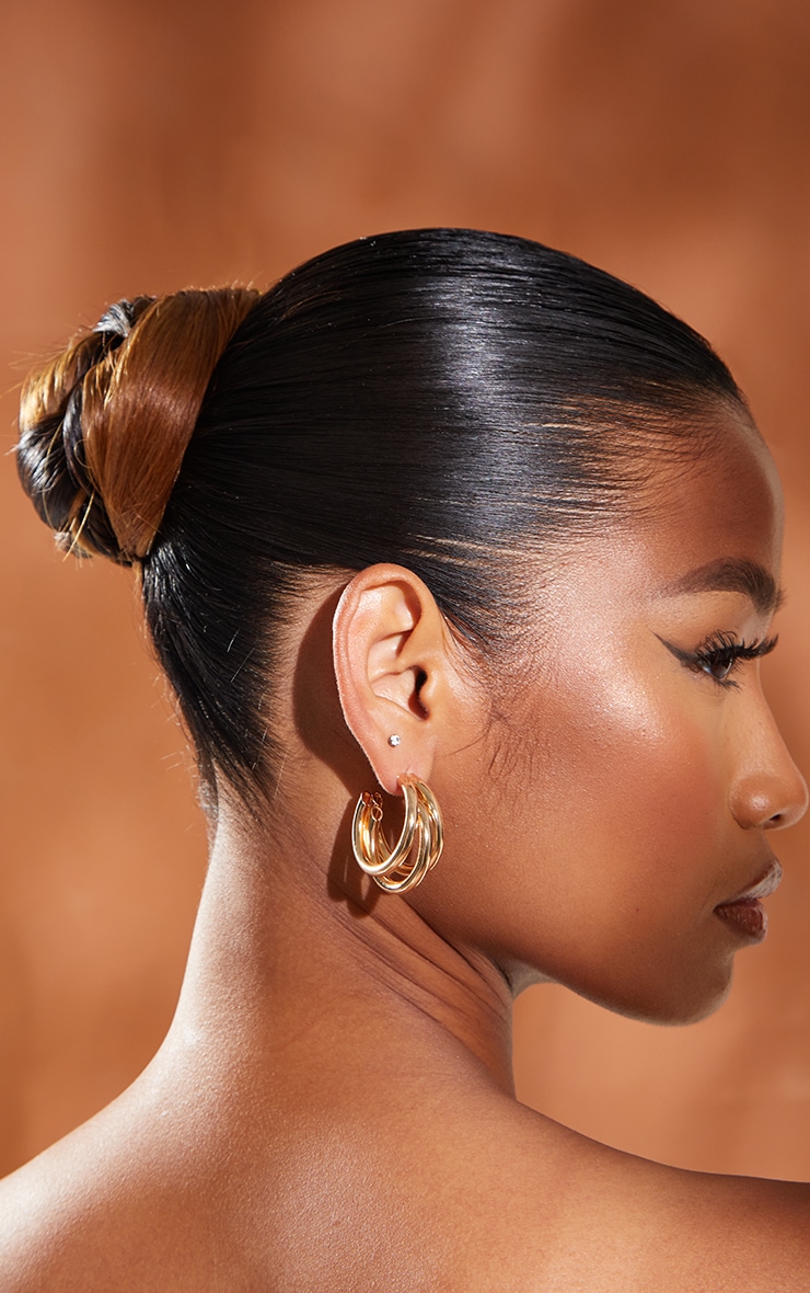 Earrings Gold - PrettyLittleThing GOOFASH