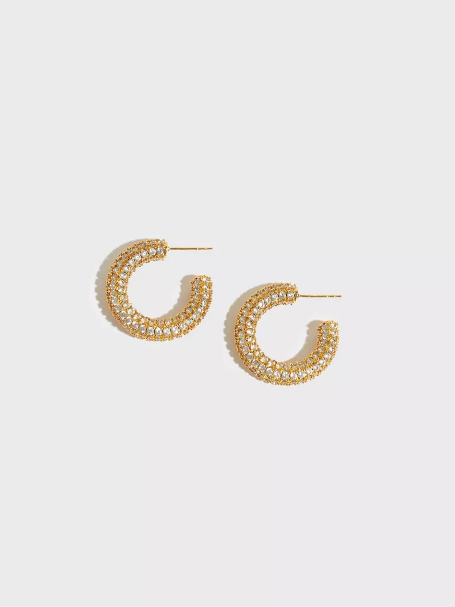 Earrings in Gold Muli Collection Woman - Nelly GOOFASH