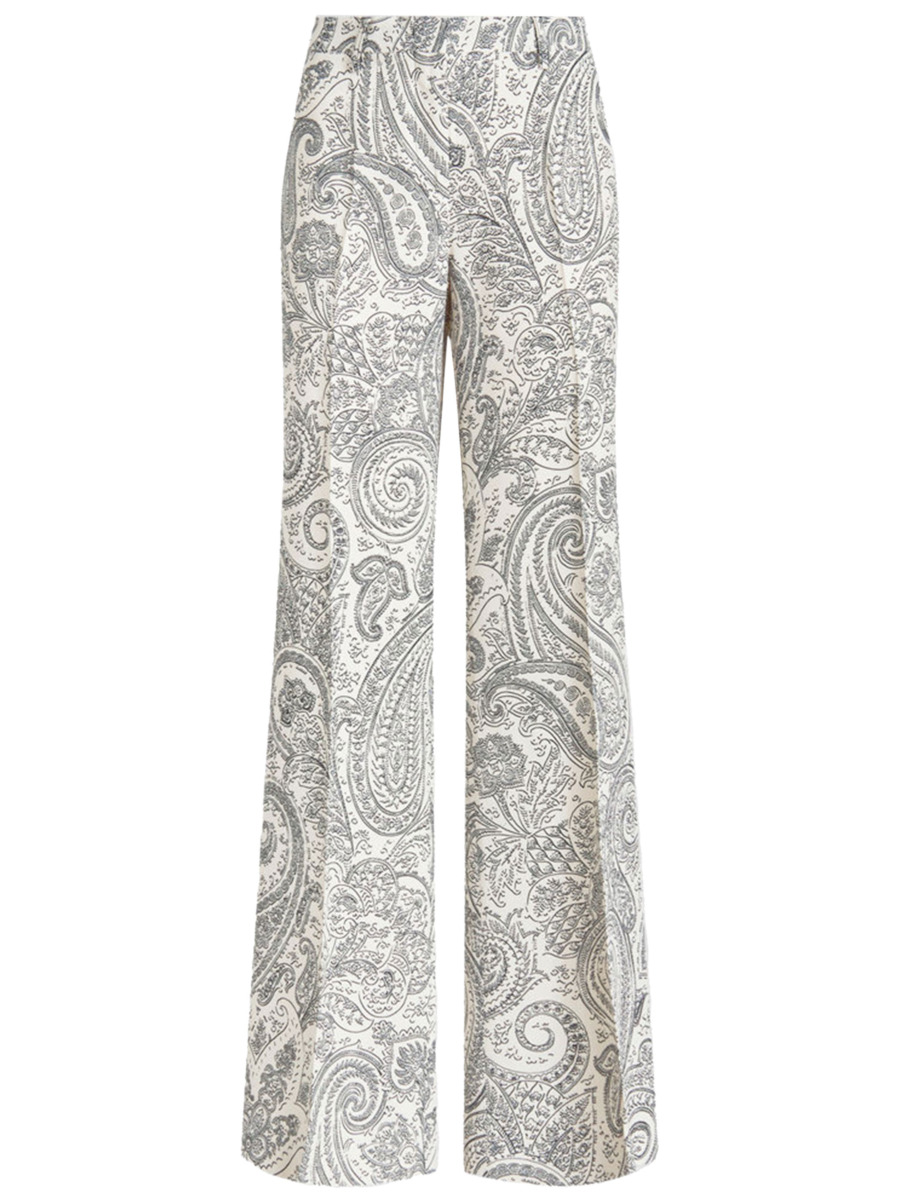 Etro - Women's Trousers in White from Leam GOOFASH
