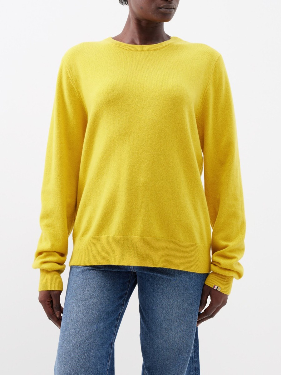 Extreme Cashmere - Yellow Sweater - Matches Fashion Ladies GOOFASH