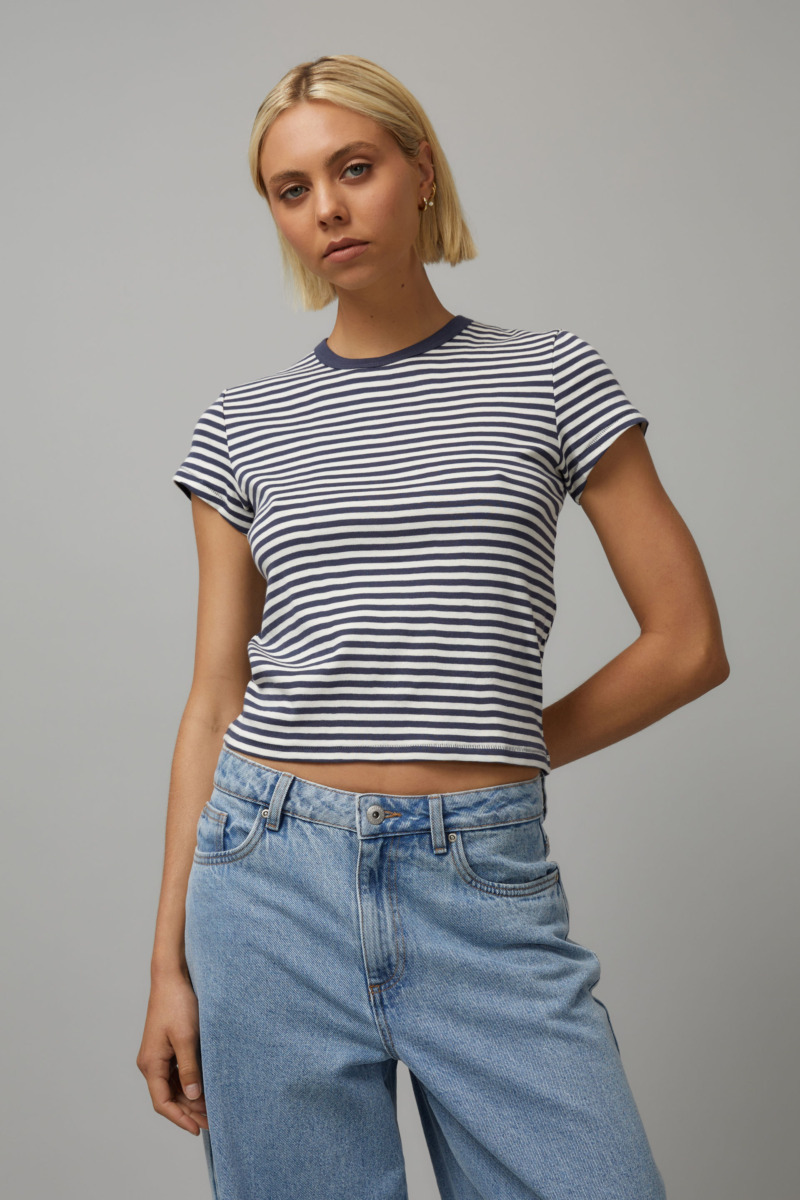 Factorie - Woman T-Shirt - Striped - Cotton On GOOFASH