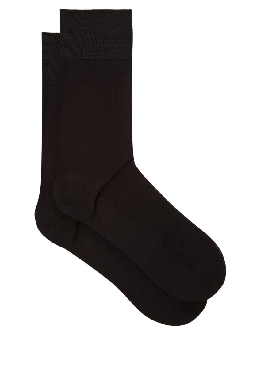 Falke Gent Socks Black Matches Fashion GOOFASH