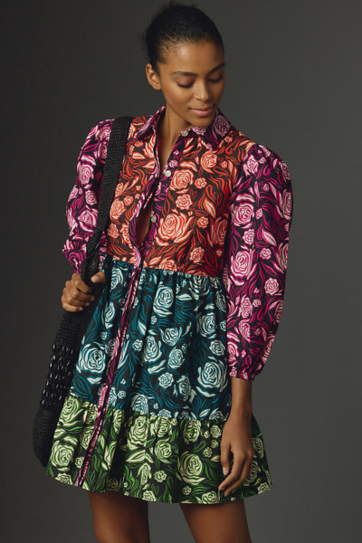 Farm Rio Ladies Dress Multicolor - Anthropologie GOOFASH