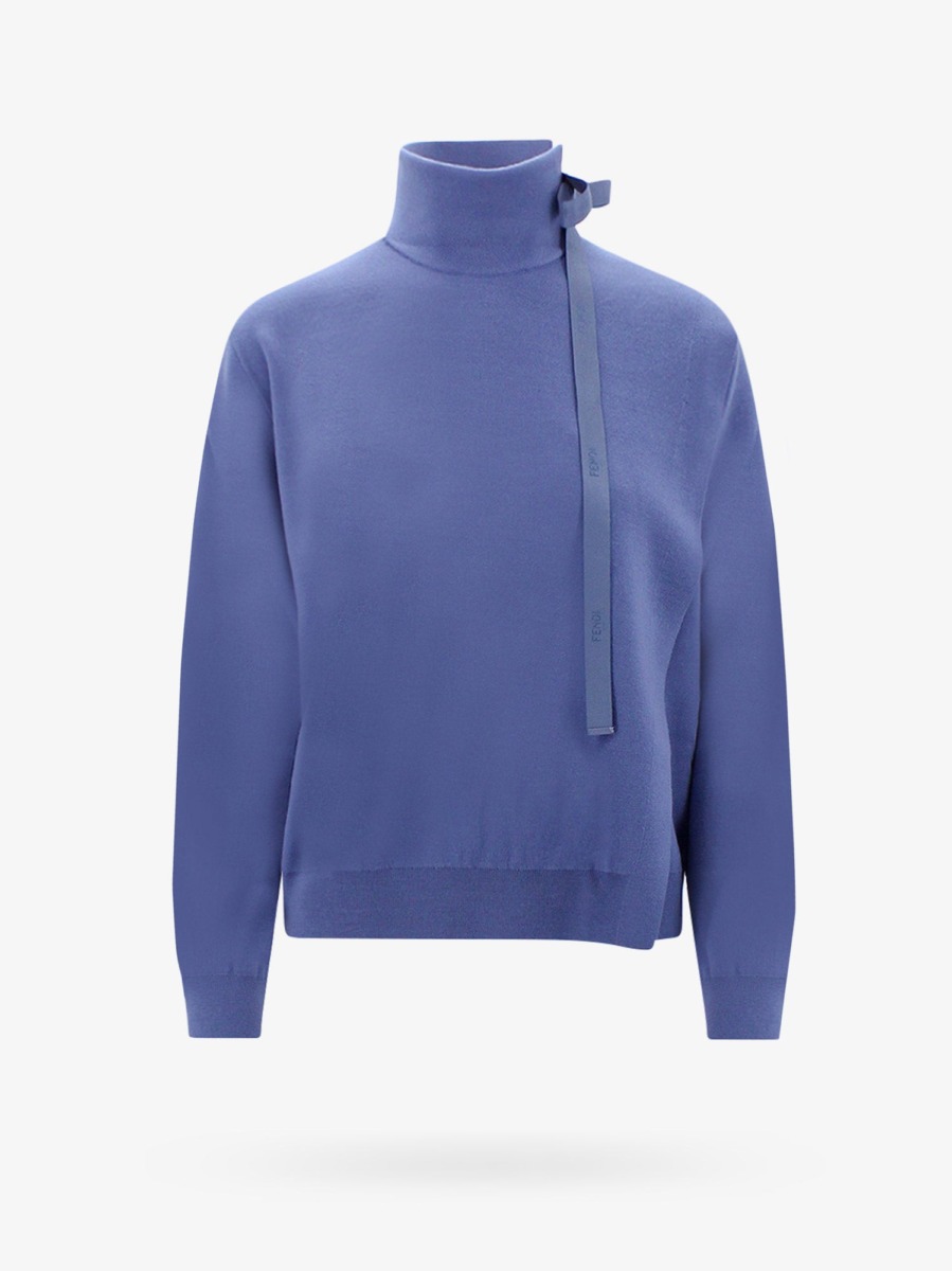 Fendi - Sweater Blue Nugnes GOOFASH