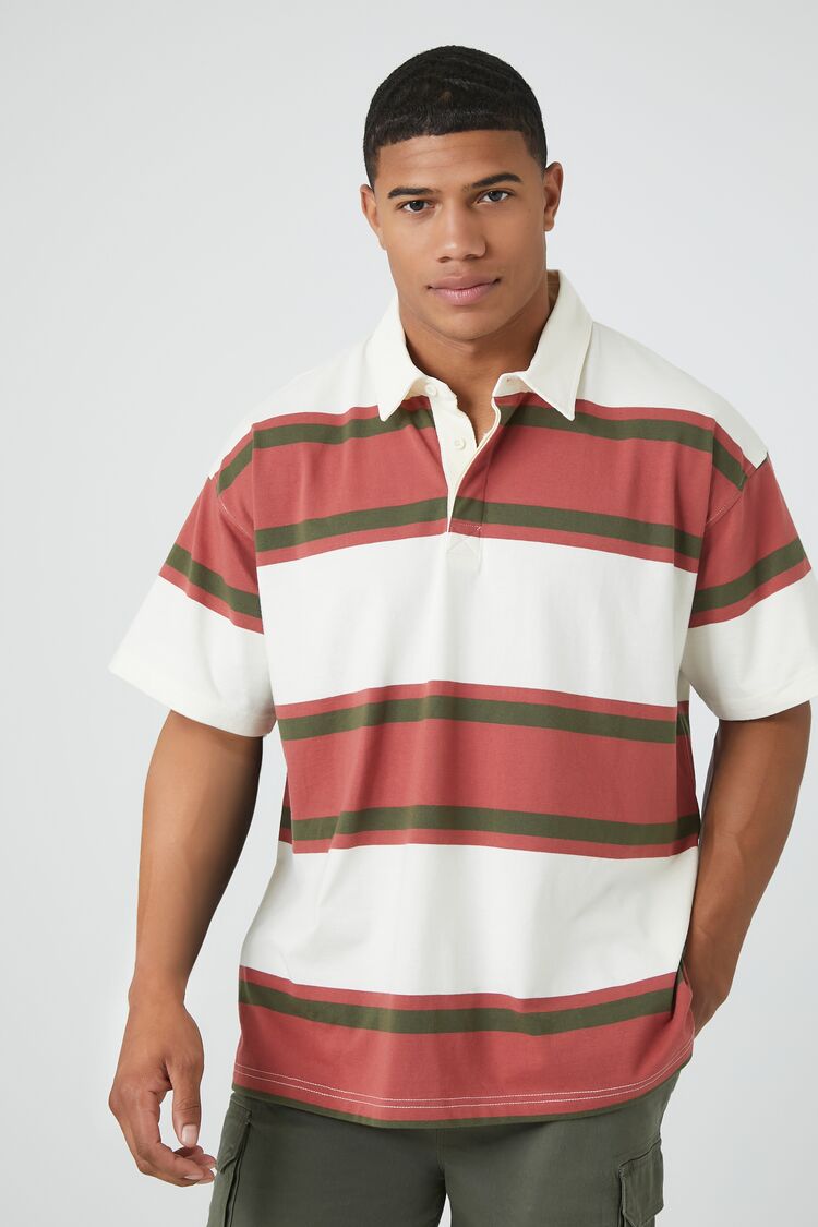 Forever 21 - Striped - Men Poloshirt GOOFASH