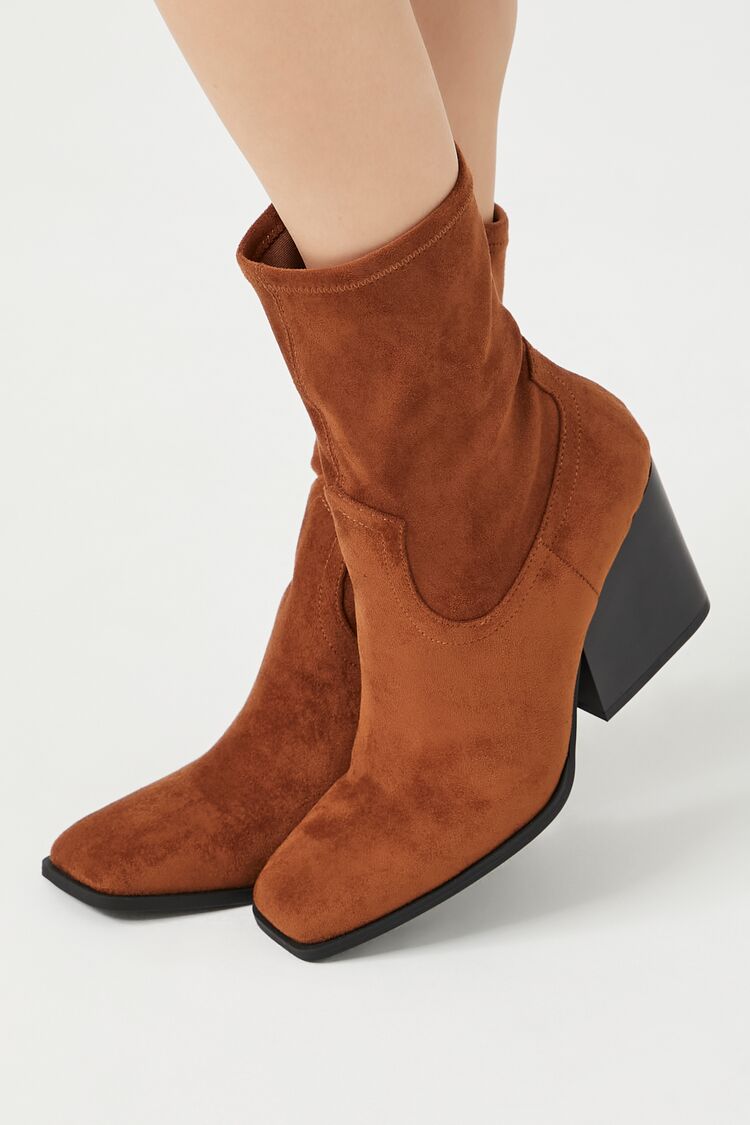 Forever 21 - Woman Ankle Boots in Beige GOOFASH