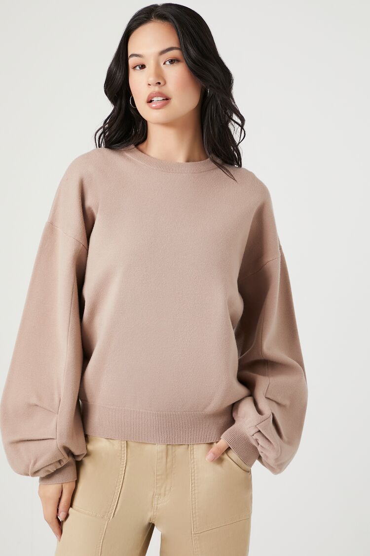 Forever 21 - Women's Brown Sweater GOOFASH