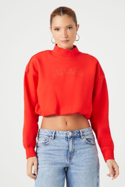 Forever 21 - Womens Sweater Red GOOFASH