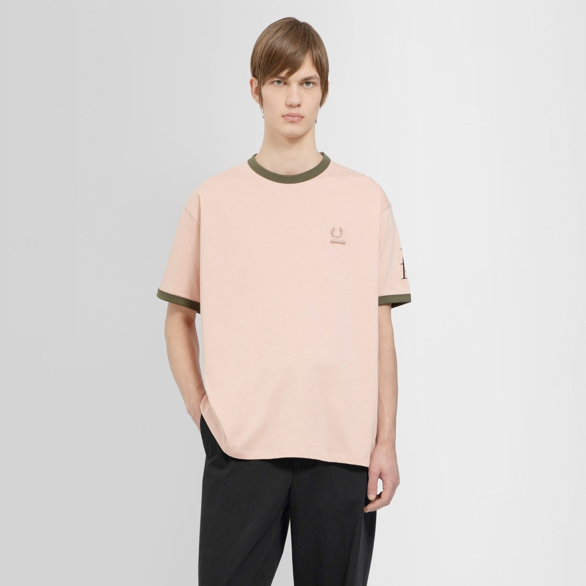 Fred Perry - Pink T-Shirt Antonioli Gents GOOFASH