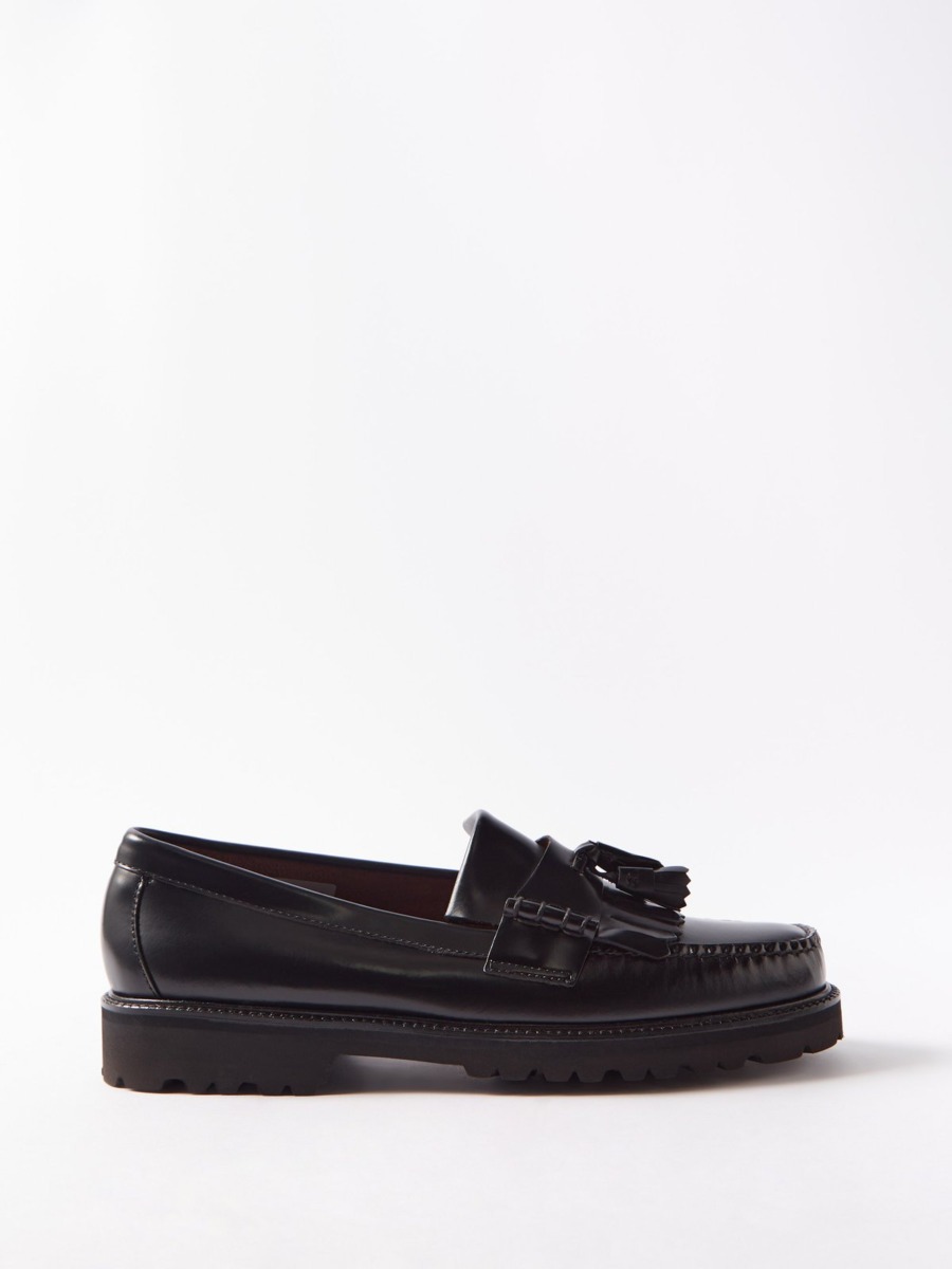 G.H. Bass Gent Loafers Black at Matches Fashion GOOFASH
