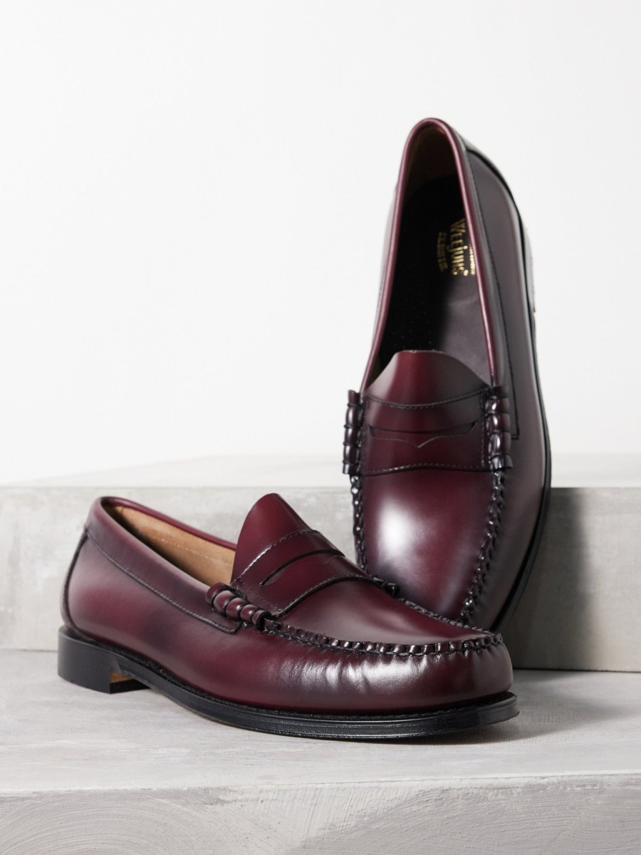 G.H. Bass - Man Burgundy Loafers by Matches Fashion GOOFASH