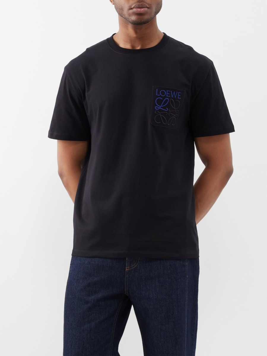 Gent Black T-Shirt Loewe Matches Fashion GOOFASH
