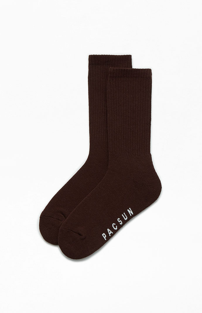 Gent Brown Socks by Pacsun GOOFASH