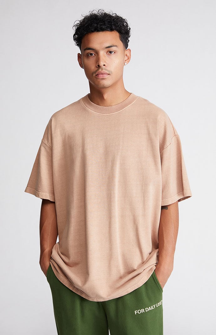Gent Brown T-Shirt by Pacsun GOOFASH
