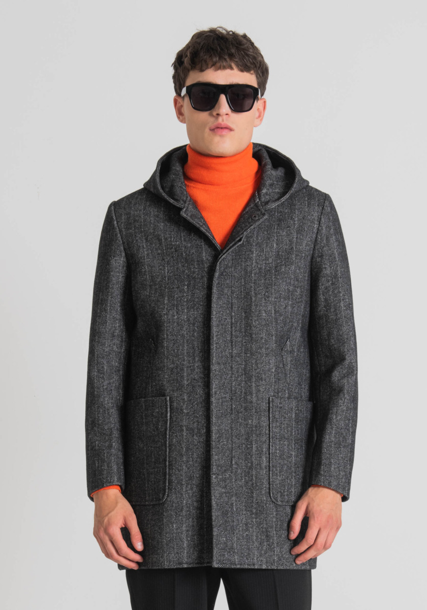 Gent Coat Grey Antony Morato GOOFASH