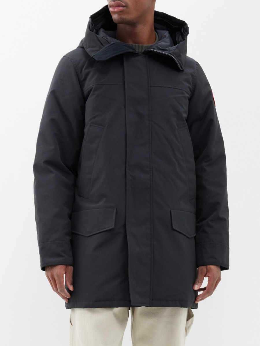 Gent Down Parka Jacket in Black from Matches Fashion GOOFASH