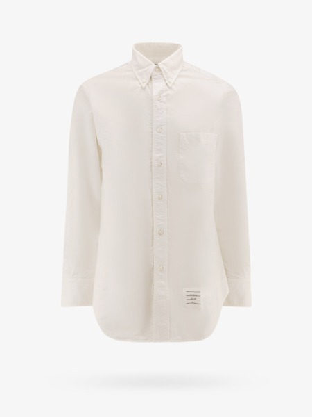 Gent Shirt in White - Thom Browne - Nugnes GOOFASH